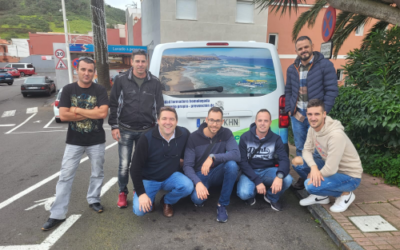 Visita de alumnos a la torre de refrigeración