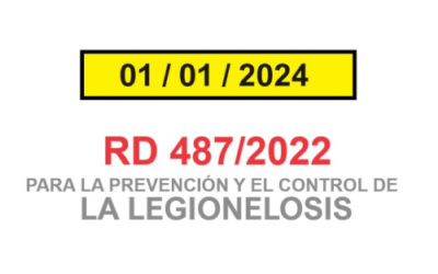 Nuevo RD 487/2022 servicio preventivo de Legionella
