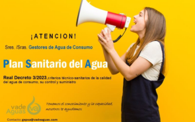 Atención a gestores del agua de consumo
